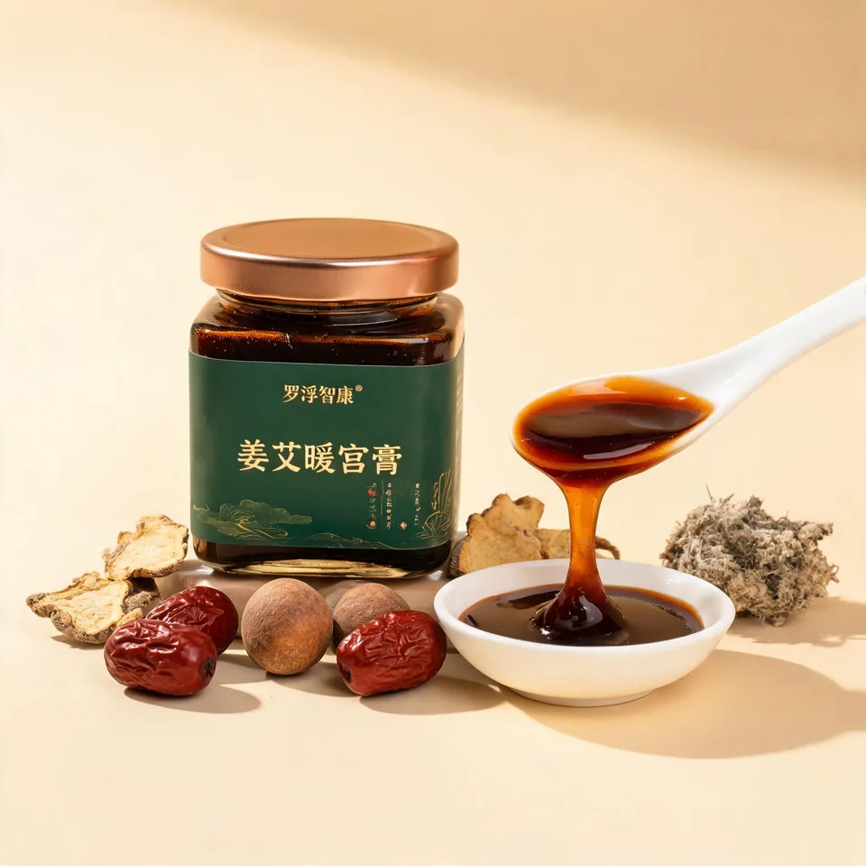 鲜阮姜艾暖身膏 - 红脚艾与老姜熬制的传统膏方