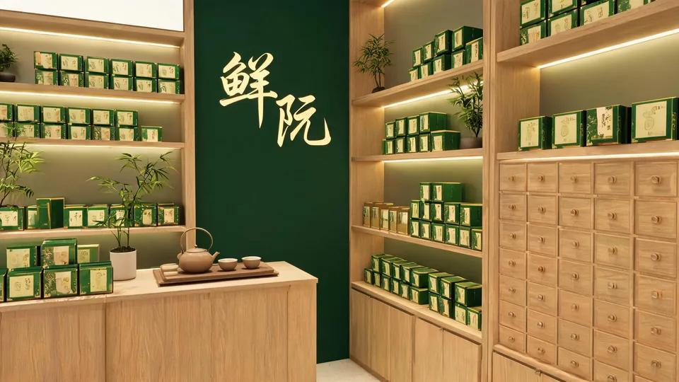 鲜阮社区店3D效果图