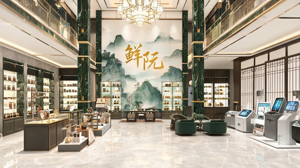 鲜阮旗舰店3D效果图