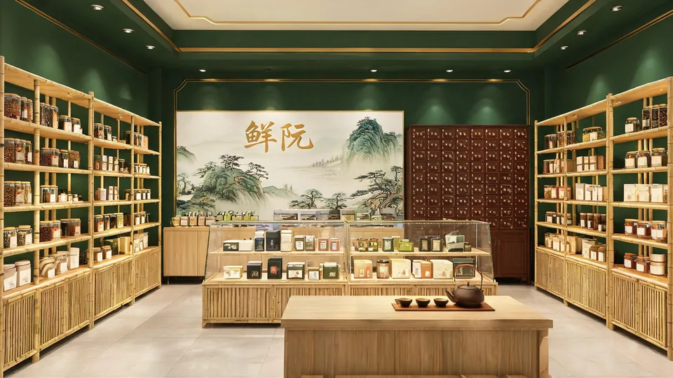 鲜阮标准店3D效果图